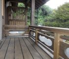 ウッドデッキと言うよりも月見台 もしくは和風のデッキ