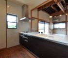 オープンタイプのキッチン　