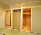 和室のウォークイン・クローゼット