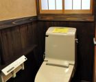 トイレ 壁は漆喰仕上げ