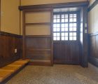 玄関土間　床は洗い出し